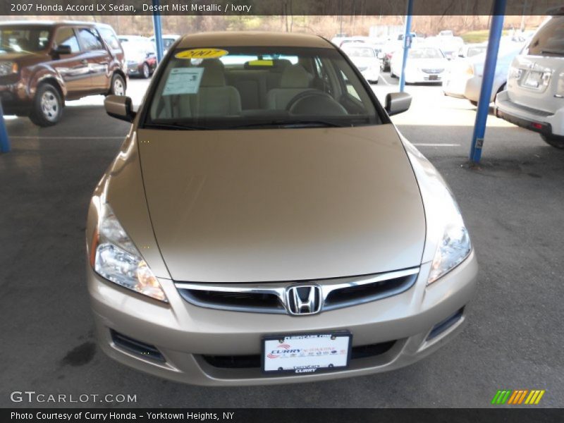 Desert Mist Metallic / Ivory 2007 Honda Accord LX Sedan