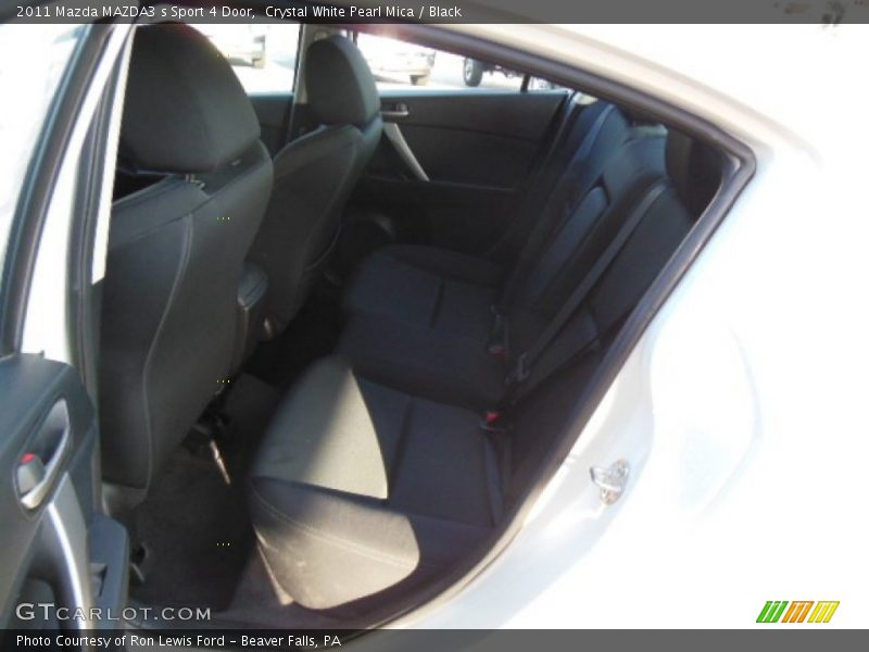 Crystal White Pearl Mica / Black 2011 Mazda MAZDA3 s Sport 4 Door