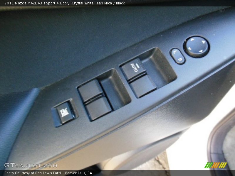 Crystal White Pearl Mica / Black 2011 Mazda MAZDA3 s Sport 4 Door