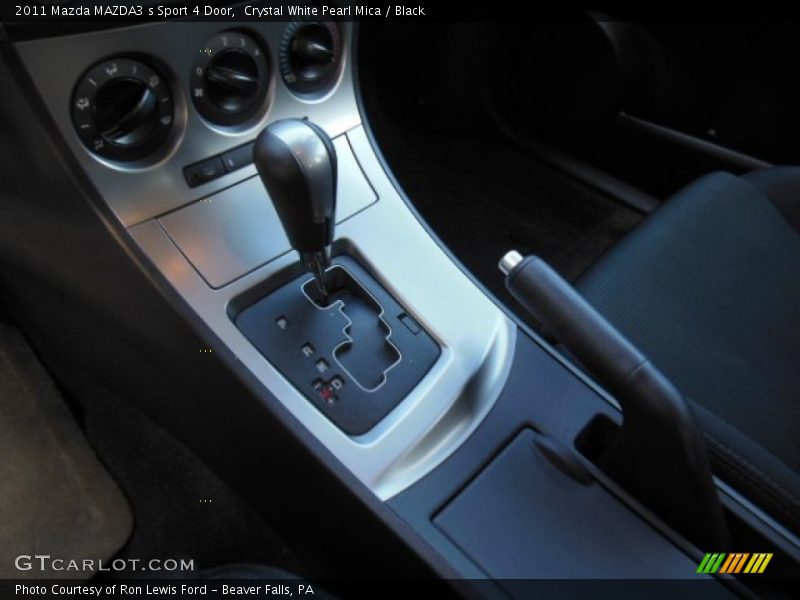 Crystal White Pearl Mica / Black 2011 Mazda MAZDA3 s Sport 4 Door