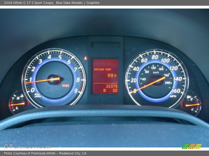  2009 G 37 S Sport Coupe 37 S Sport Coupe Gauges