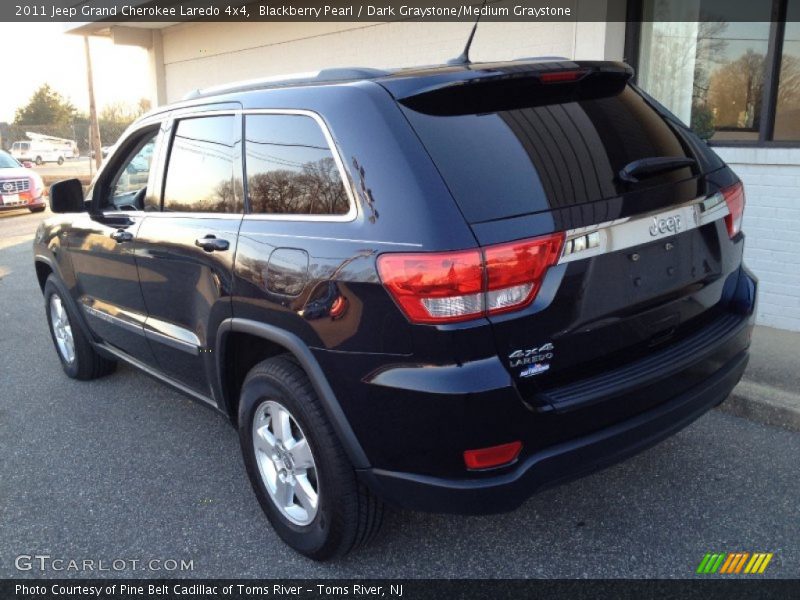 Blackberry Pearl / Dark Graystone/Medium Graystone 2011 Jeep Grand Cherokee Laredo 4x4