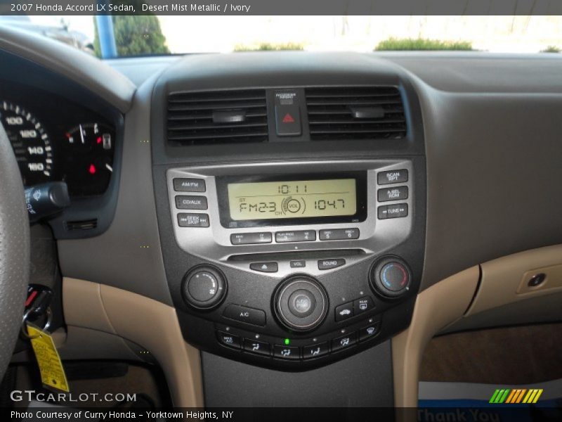 Desert Mist Metallic / Ivory 2007 Honda Accord LX Sedan