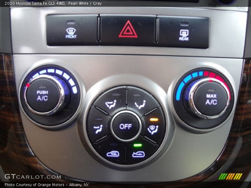 Controls of 2010 Santa Fe GLS 4WD