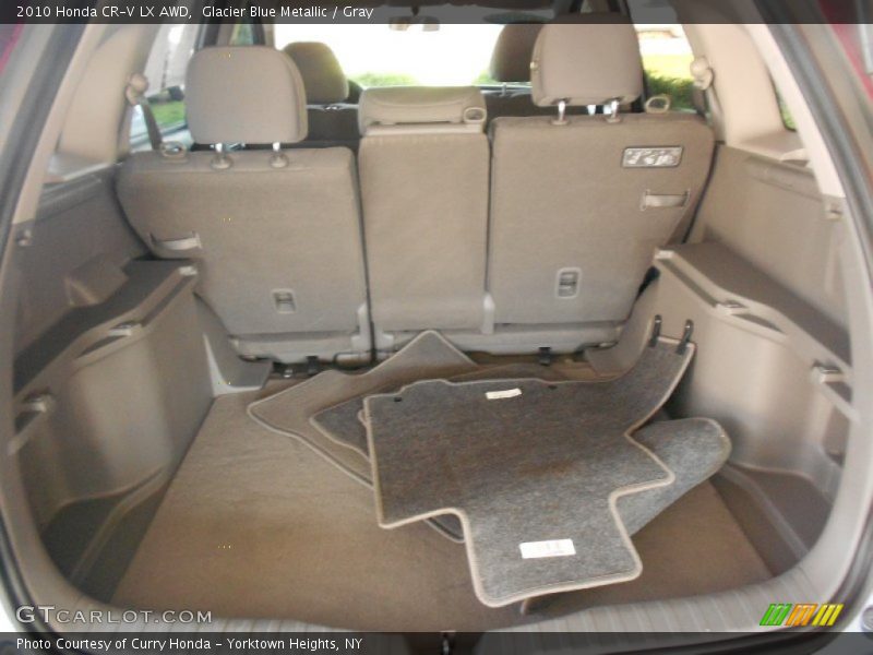 Glacier Blue Metallic / Gray 2010 Honda CR-V LX AWD