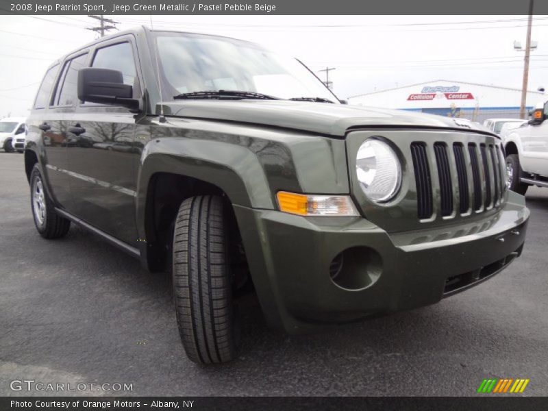 Jeep Green Metallic / Pastel Pebble Beige 2008 Jeep Patriot Sport