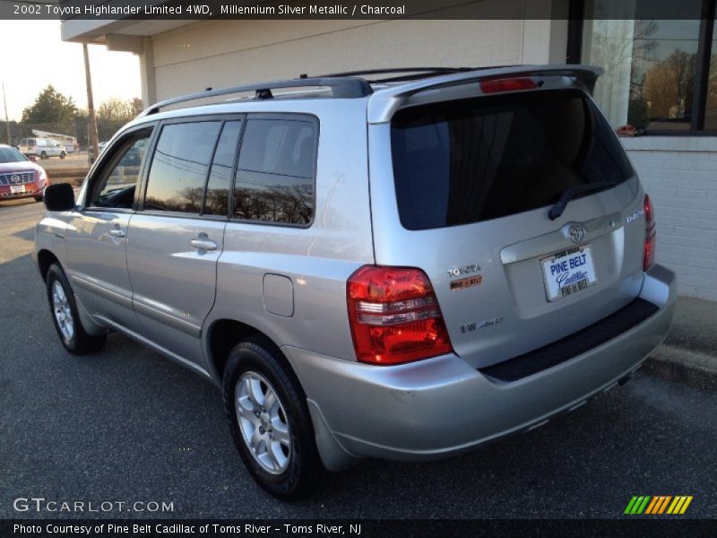 Millennium Silver Metallic / Charcoal 2002 Toyota Highlander Limited 4WD