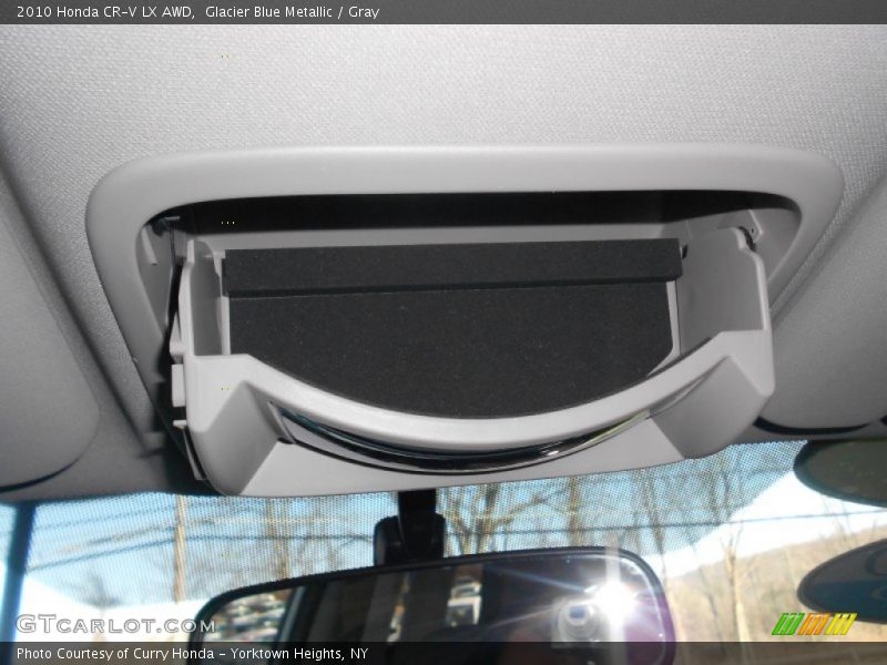 Glacier Blue Metallic / Gray 2010 Honda CR-V LX AWD