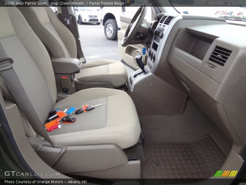 Jeep Green Metallic / Pastel Pebble Beige 2008 Jeep Patriot Sport