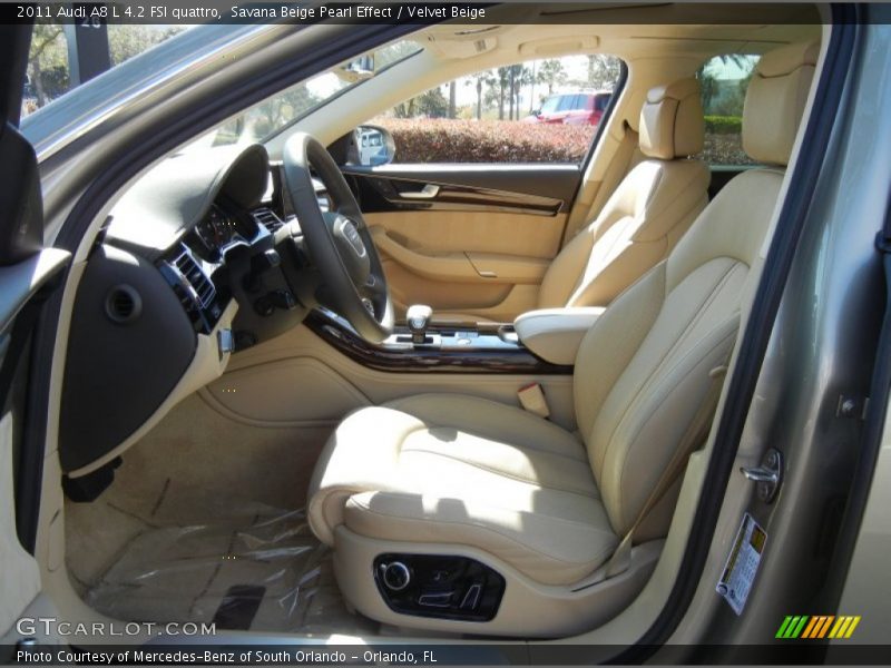 Front Seat of 2011 A8 L 4.2 FSI quattro