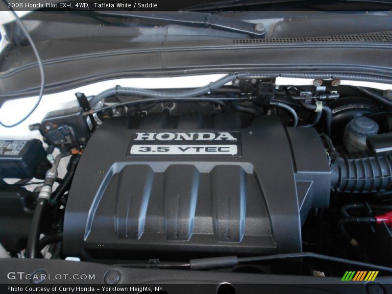 Taffeta White / Saddle 2008 Honda Pilot EX-L 4WD