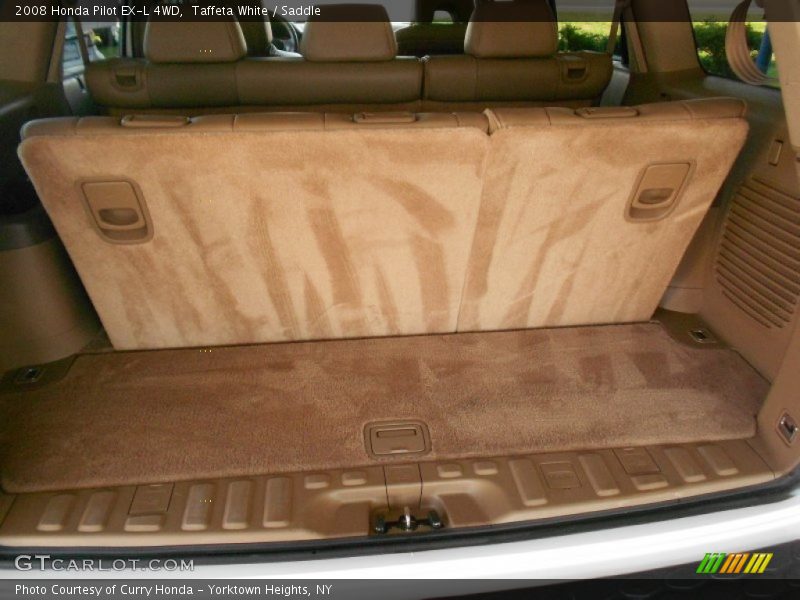 Taffeta White / Saddle 2008 Honda Pilot EX-L 4WD