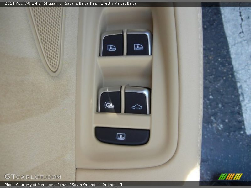 Savana Beige Pearl Effect / Velvet Beige 2011 Audi A8 L 4.2 FSI quattro