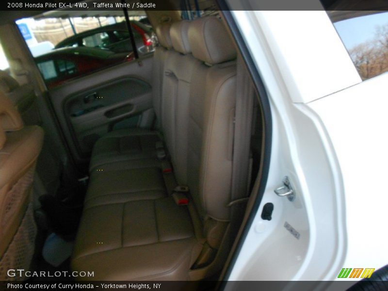 Taffeta White / Saddle 2008 Honda Pilot EX-L 4WD