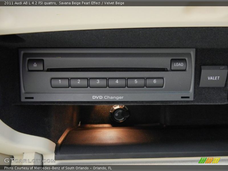 Savana Beige Pearl Effect / Velvet Beige 2011 Audi A8 L 4.2 FSI quattro
