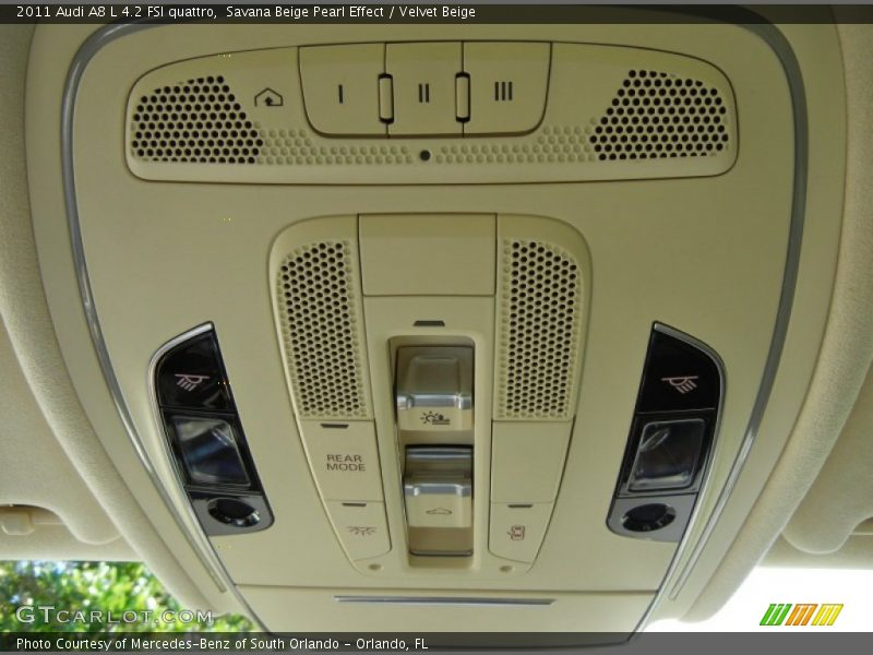 Controls of 2011 A8 L 4.2 FSI quattro