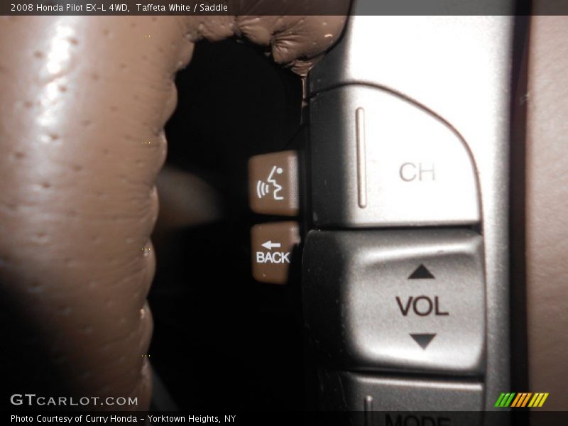 Taffeta White / Saddle 2008 Honda Pilot EX-L 4WD