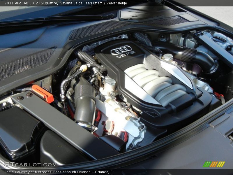  2011 A8 L 4.2 FSI quattro Engine - 4.2 Liter FSI DOHC 32-Valve VVT V8