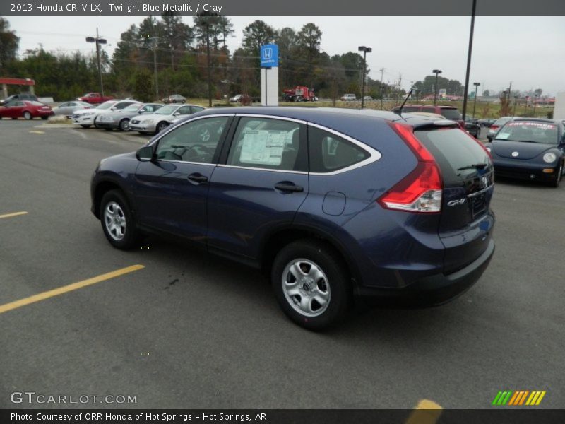 Twilight Blue Metallic / Gray 2013 Honda CR-V LX