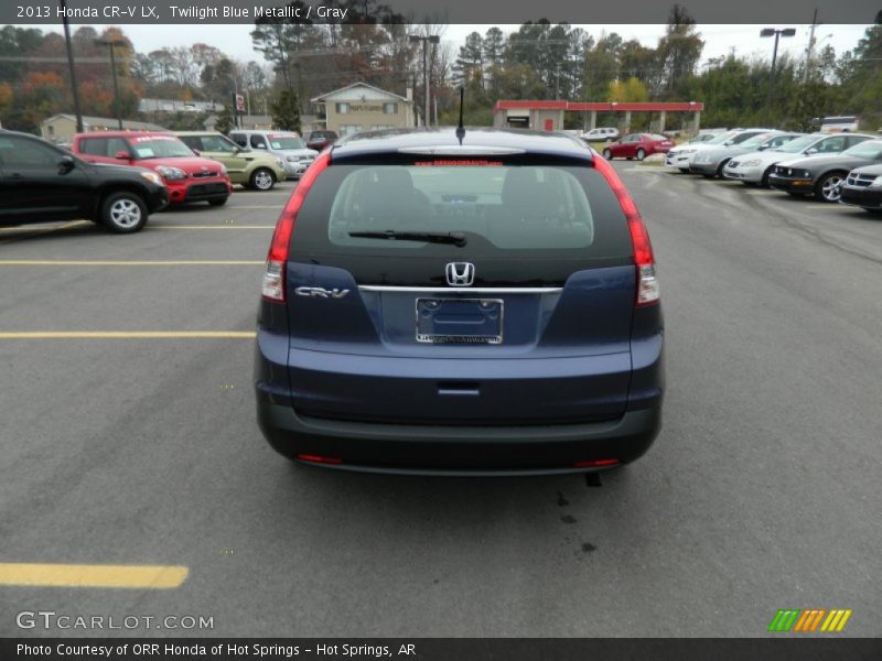 Twilight Blue Metallic / Gray 2013 Honda CR-V LX