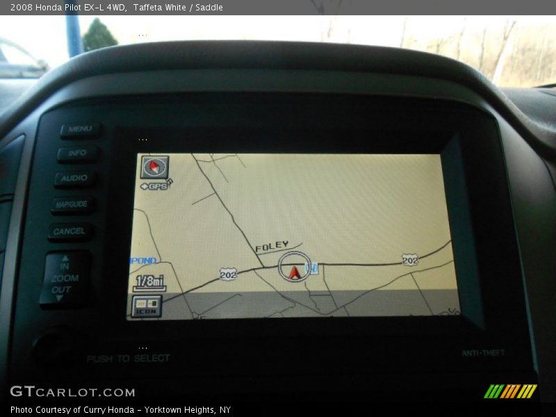 Taffeta White / Saddle 2008 Honda Pilot EX-L 4WD