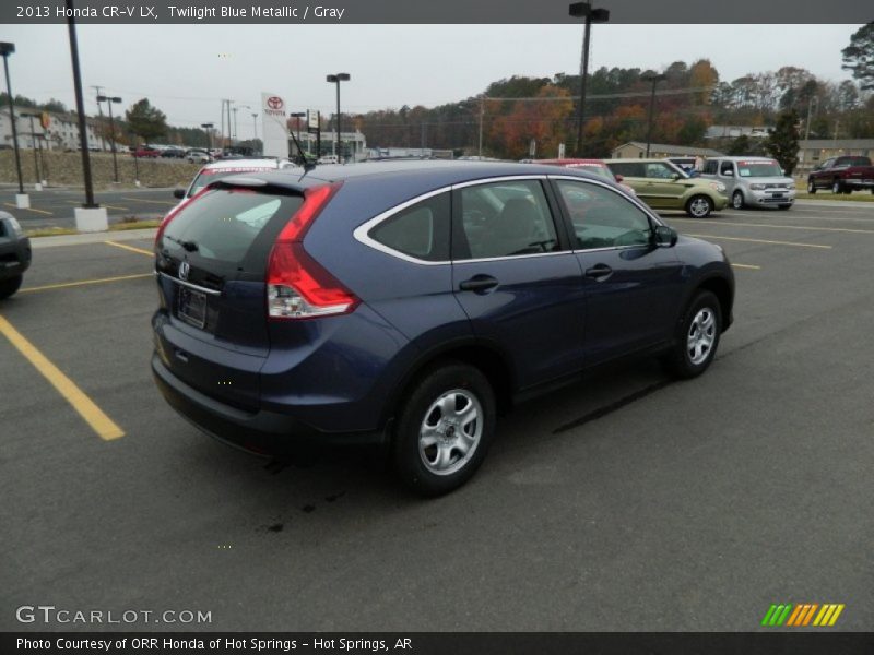 Twilight Blue Metallic / Gray 2013 Honda CR-V LX