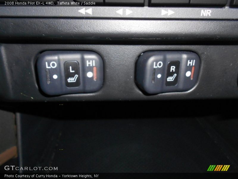 Taffeta White / Saddle 2008 Honda Pilot EX-L 4WD