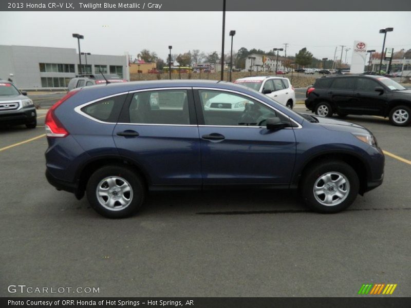 Twilight Blue Metallic / Gray 2013 Honda CR-V LX