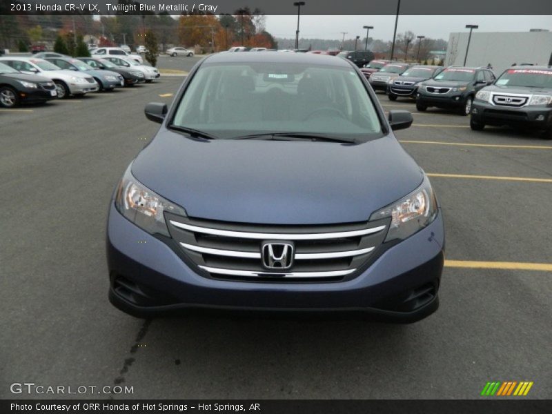 Twilight Blue Metallic / Gray 2013 Honda CR-V LX