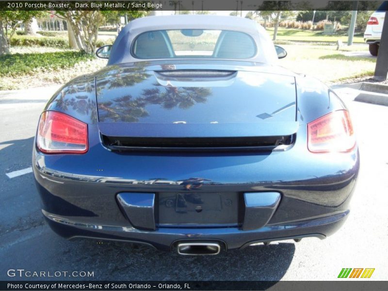 Dark Blue Metallic / Sand Beige 2010 Porsche Boxster