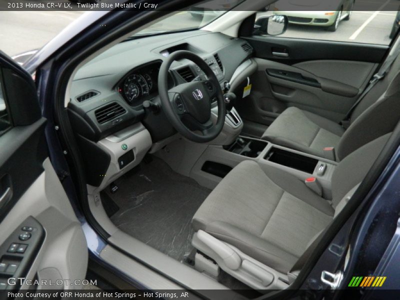 Twilight Blue Metallic / Gray 2013 Honda CR-V LX