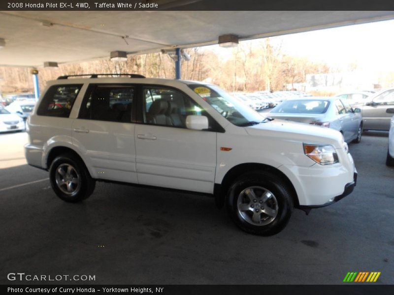 Taffeta White / Saddle 2008 Honda Pilot EX-L 4WD