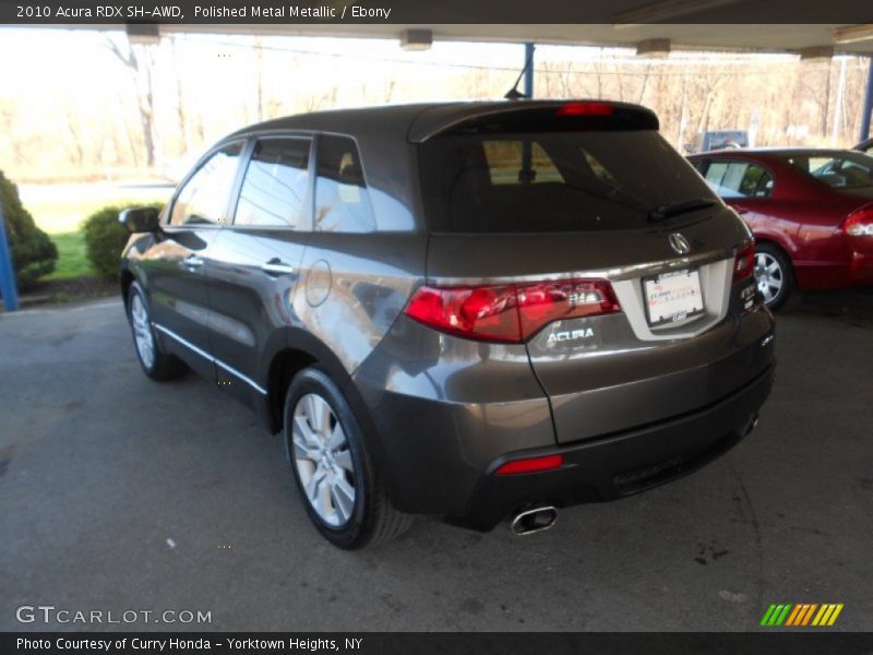 Polished Metal Metallic / Ebony 2010 Acura RDX SH-AWD