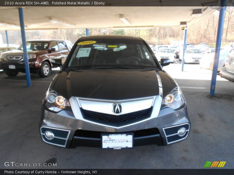 Polished Metal Metallic / Ebony 2010 Acura RDX SH-AWD