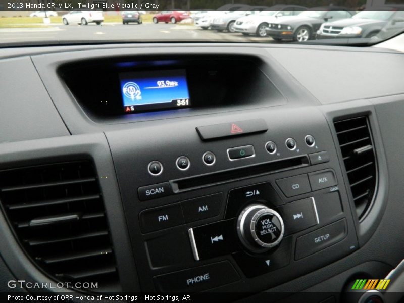 Twilight Blue Metallic / Gray 2013 Honda CR-V LX