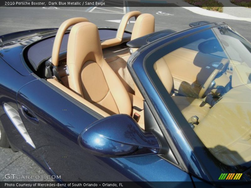 Dark Blue Metallic / Sand Beige 2010 Porsche Boxster