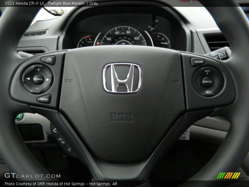 Twilight Blue Metallic / Gray 2013 Honda CR-V LX