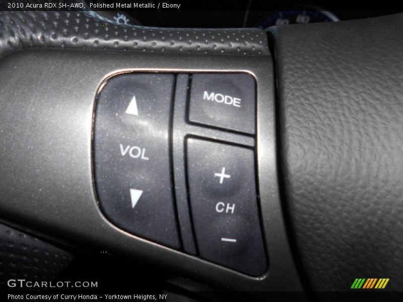 Polished Metal Metallic / Ebony 2010 Acura RDX SH-AWD