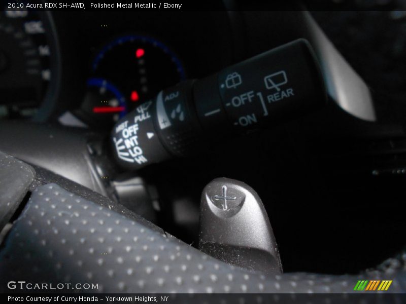 Polished Metal Metallic / Ebony 2010 Acura RDX SH-AWD