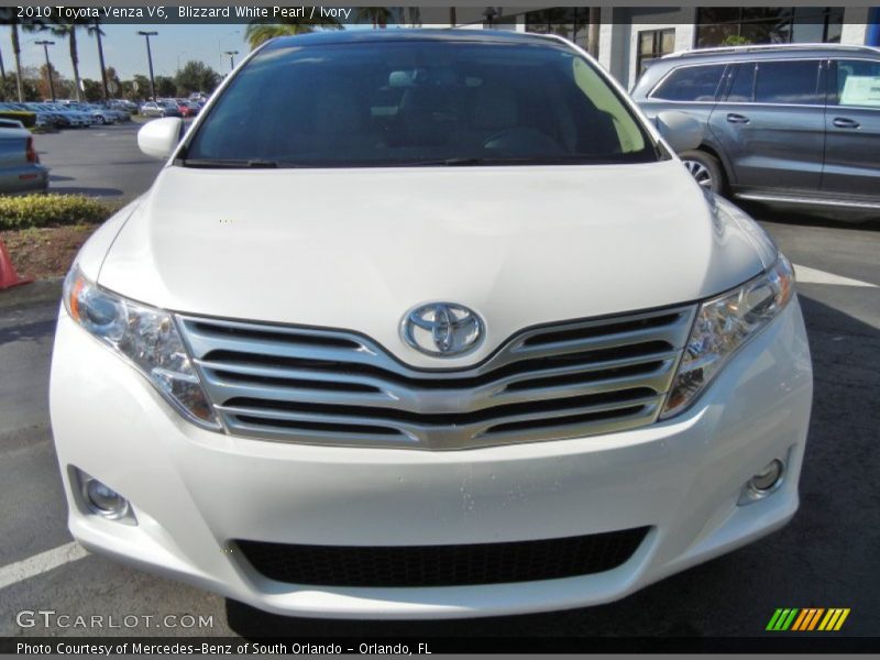 Blizzard White Pearl / Ivory 2010 Toyota Venza V6