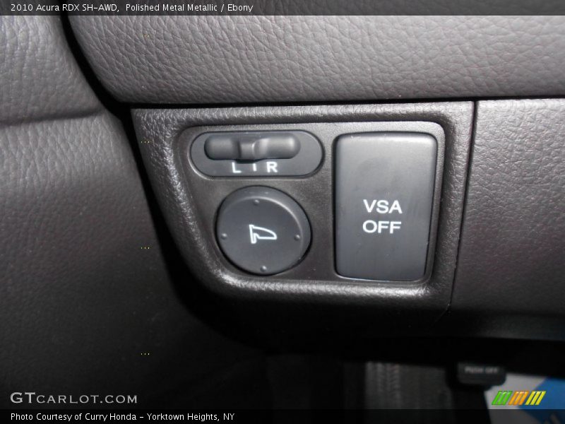 Polished Metal Metallic / Ebony 2010 Acura RDX SH-AWD