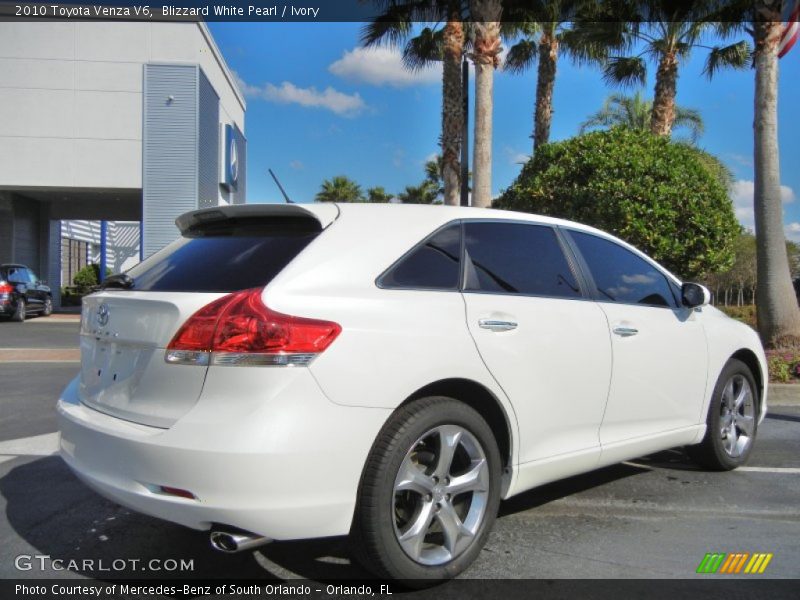 Blizzard White Pearl / Ivory 2010 Toyota Venza V6