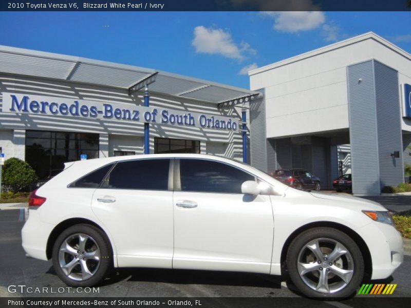 Blizzard White Pearl / Ivory 2010 Toyota Venza V6