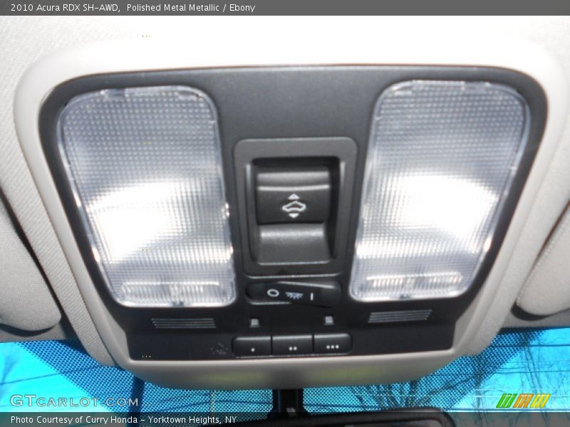 Polished Metal Metallic / Ebony 2010 Acura RDX SH-AWD