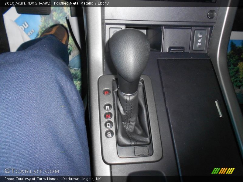 Polished Metal Metallic / Ebony 2010 Acura RDX SH-AWD