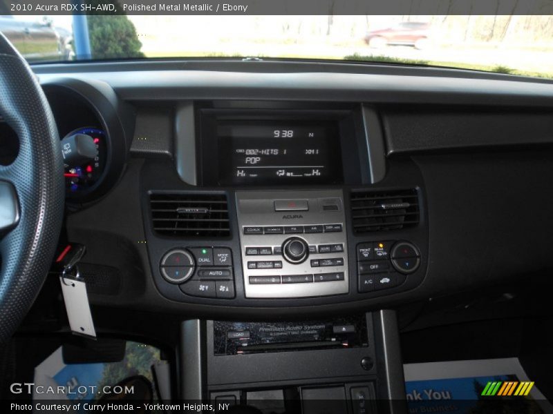 Polished Metal Metallic / Ebony 2010 Acura RDX SH-AWD