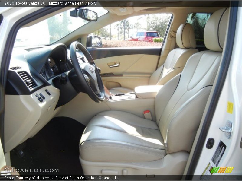 Blizzard White Pearl / Ivory 2010 Toyota Venza V6