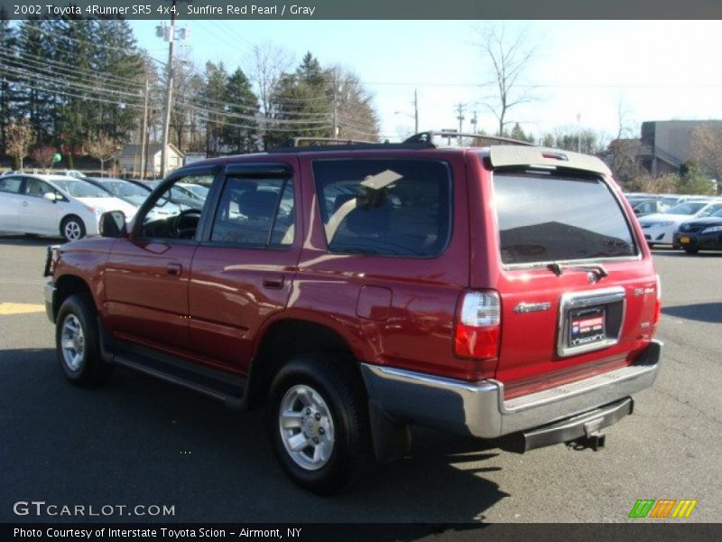 Sunfire Red Pearl / Gray 2002 Toyota 4Runner SR5 4x4