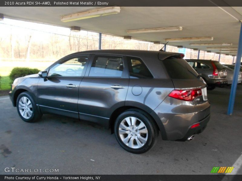 Polished Metal Metallic / Ebony 2010 Acura RDX SH-AWD