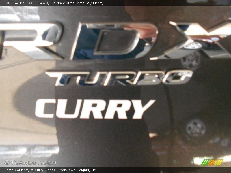 Polished Metal Metallic / Ebony 2010 Acura RDX SH-AWD